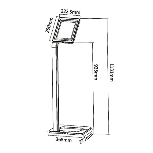 Skill Tech SH PAD 02 Universal Anti-Theft Tablet Stand