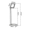 Skill Tech SH PAD 02 Universal Anti-Theft Tablet Stand