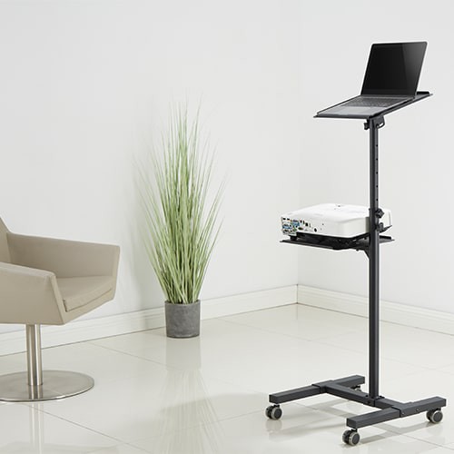 Skill Tech SH TS08 Steel Adjustable Projector & Laptop Trolley