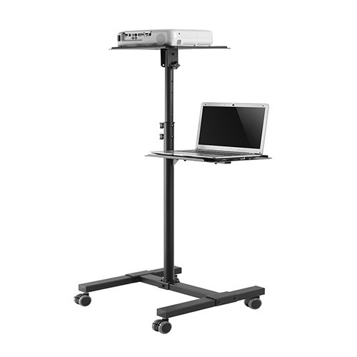 Skill Tech SH TS08 Steel Adjustable Projector & Laptop Trolley