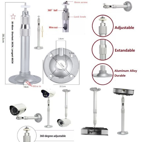 I LINK IL-C206 BULLET CAMERA POLE CEILING STAND SCREW TYPE