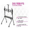 حامل تلفزيون متنقل عالي التحمل من سكيل تك DG 115B FS