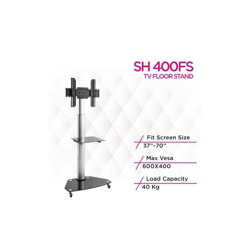 Skill Tech SH 400FS Contemporary Height Adjustable Tv Stand