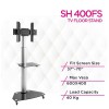 Skill Tech SH 400FS Contemporary Height Adjustable Tv Stand