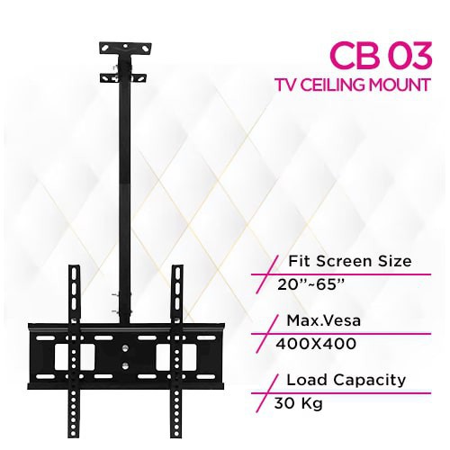 Skill Tech SH CB 03 Telescopic TV Ceiling Mount