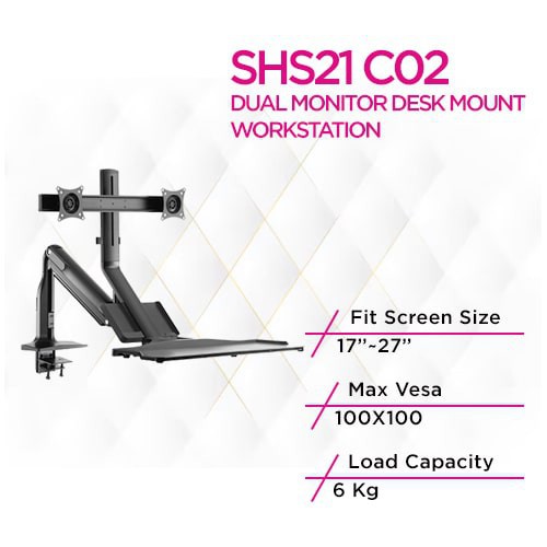 Skill Tech SHS 21 C02 Gas Spring Floating Sit-Stand...