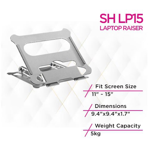 Skill Tech SH LP15 Dual Adjustment Laptop Holder