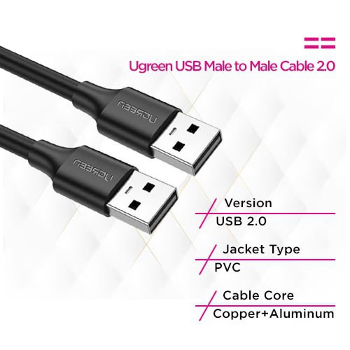 Ugreen USB Male to Male Cable 2.0