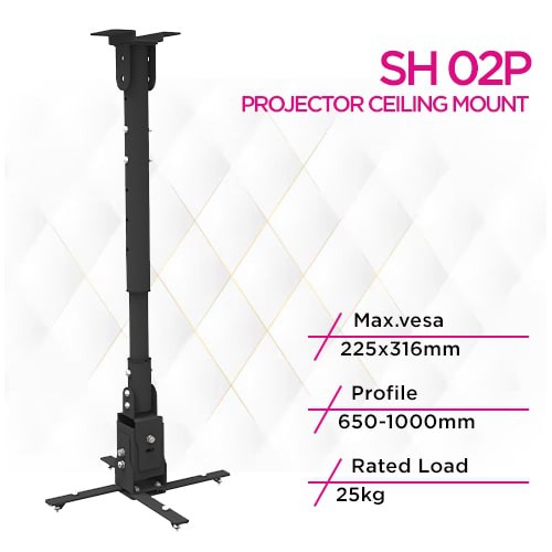 Skill Tech SH 02P Heavy-Duty Projector Ceiling Mount (For...