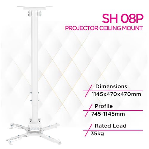 Skill Tech SH 08P Solid Ceiling Projector Bracket