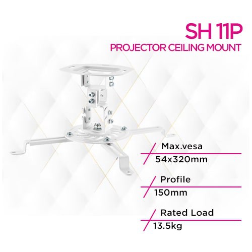 Skill Tech SH 11P Heavy-Duty Projector Ceiling Mount (For...