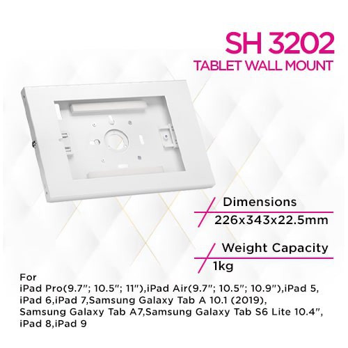 Skill Tech SH 3202 Anti-Theft Tablet Mount Enclosure