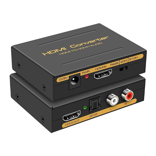 HDMI Audio Extractor AY60 HDMI to HDMI + Audio (SPDIF + L/R)