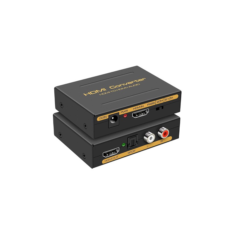 HDMI Audio Extractor AY60 HDMI to HDMI + Audio (SPDIF + L/R)