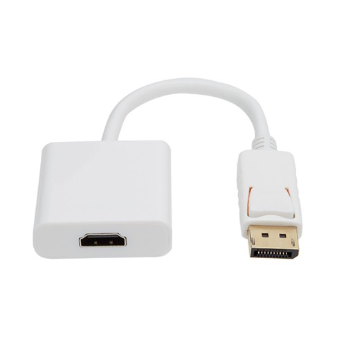 Skill Tech DisplayPort to HDMI Converter White 0.2 Meter