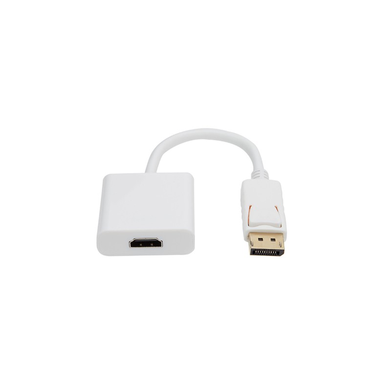 Skill Tech DisplayPort to HDMI Converter White 0.2 Meter