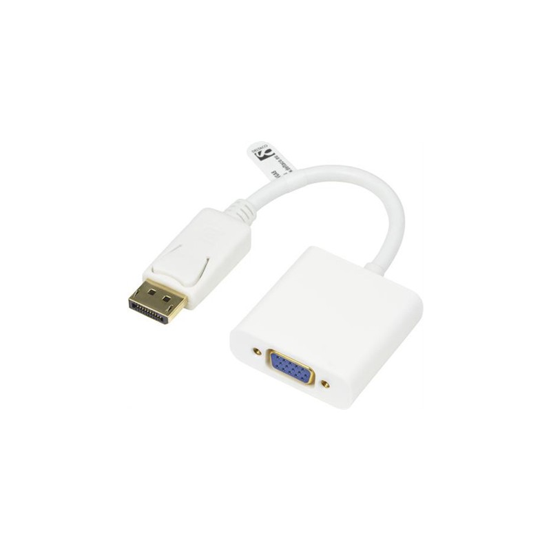 Skill Tech DisplayPort to VGA Converter White 0.2 Meter