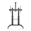 Skill Tech SH 1900-120B Ultra-Modern Large Screen Aluminium TV Cart