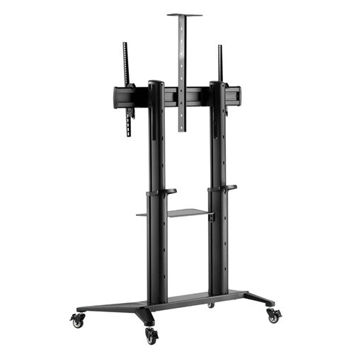 Skill Tech SH 1900-120B Ultra-Modern Large Screen Aluminium TV Cart