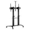 Skill Tech SH 1900-120B Ultra-Modern Large Screen Aluminium TV Cart