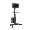 Skill Tech SH FWS05-1 Single Monitor Height Adjustable Computer Mobile Workstation