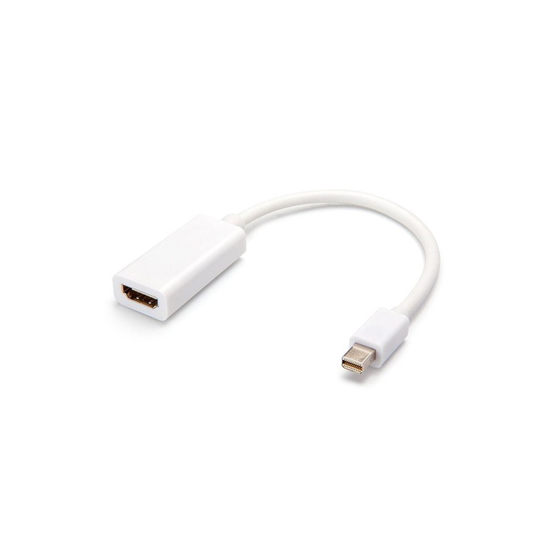 Skill Tech Mini DisplayPort to HDMI Converter White 0.2 Meter
