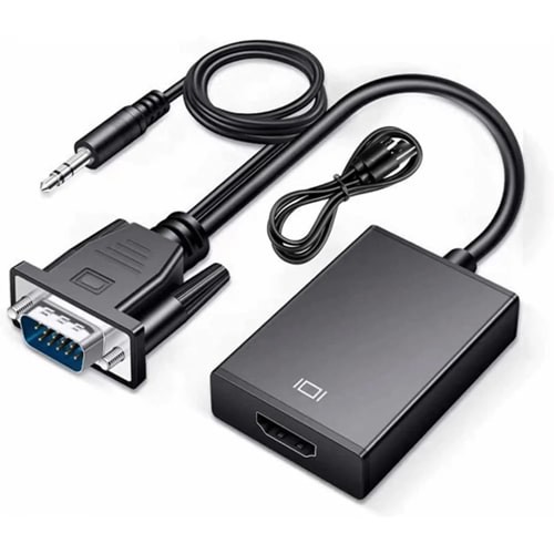 VGA Male TO HDMI Female Converter  0.2M Black