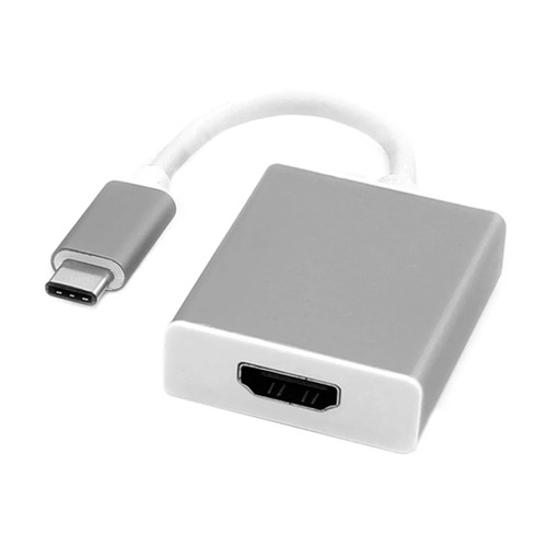 Skill Tech USB C to HDMI Converter Silver 0.2 Meter