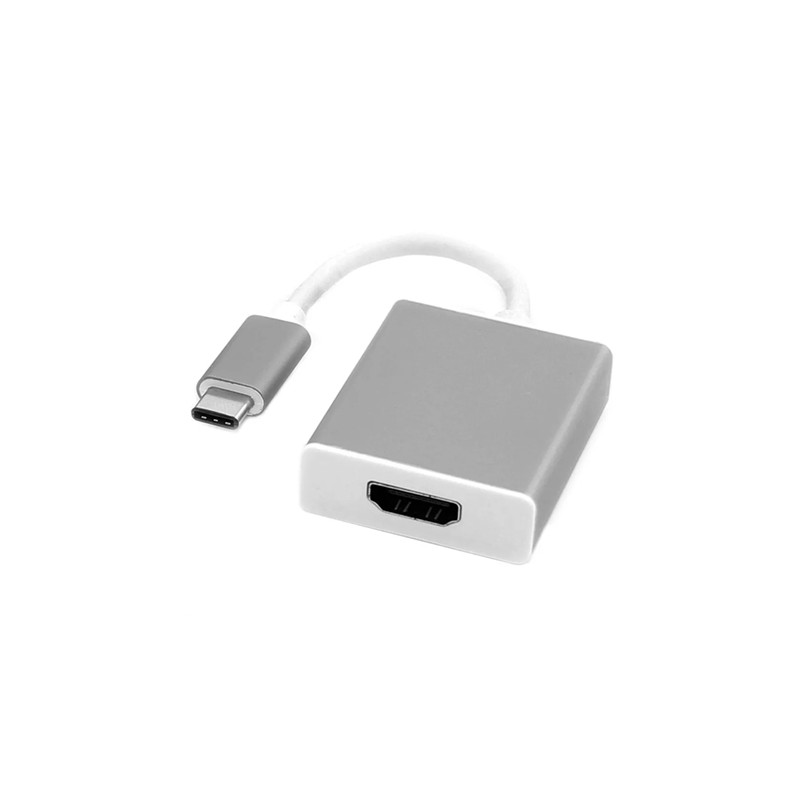 Skill Tech USB C to HDMI Converter Silver 0.2 Meter
