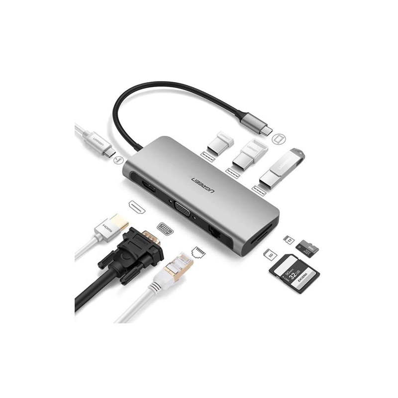 UGREEN CM179 9 in 1 USB C Multifunction Adapter Hub