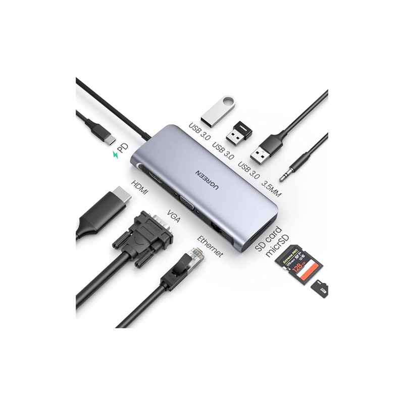 UGREEN CM179 10 in 1 USB C Multifunction Adapter Hub