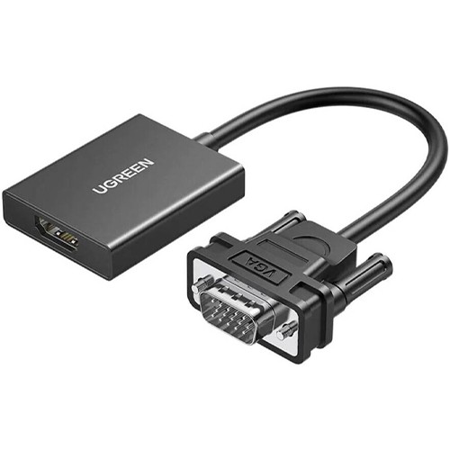 UGREEN CM513 VGA Male to HDMI Female Converter with Audio