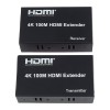 موسع HDMI عبر كابل CAT6 بطول 100 متر لنقل الفيديو بدقة 4K و1080P، صندوق أخضر