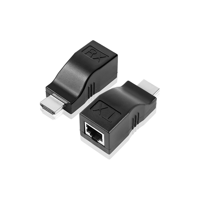 HDMI Extender Over CAT6 30M 4K 1080P Video Transmission Blue Pack