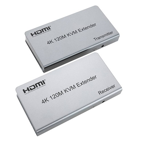 HDMI KVM Extender Over CAT6 120M 4K 1080P With USB AUX IR Green Box