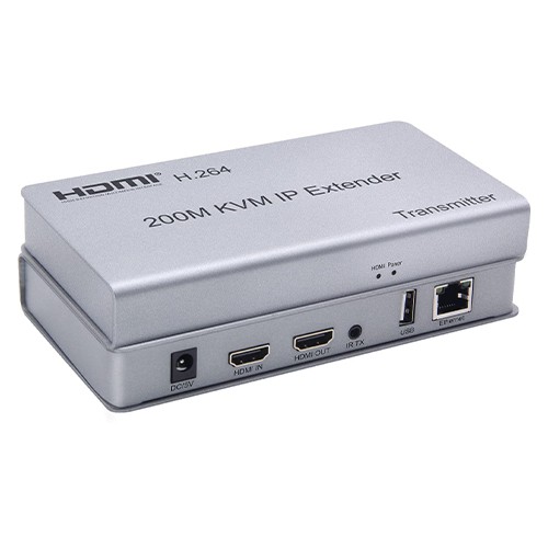 موسع HDMI KVM عبر CAT6 بطول 200 متر بدقة 4K و1080 بكسل مع...