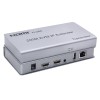 موسع HDMI KVM عبر CAT6 بطول 200 متر بدقة 4K و1080 بكسل مع USB وAUX وIR، صندوق أخضر