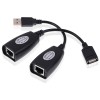 موسع USB عبر RJ45 حتى 40 مترًا أو 150 قدمًا باستخدام محول USB RJXT
