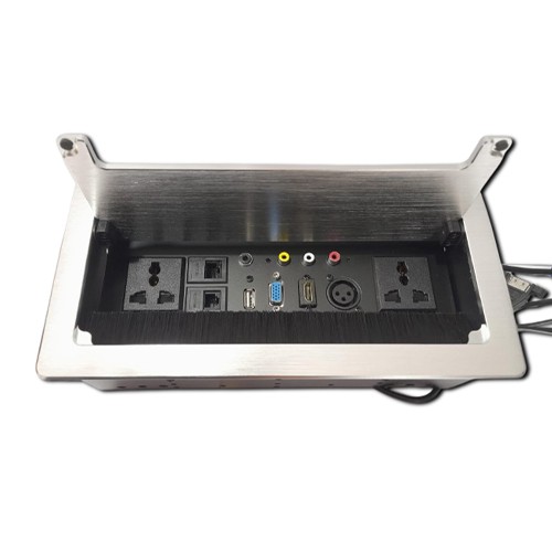 صندوق منبثق من Skill Tech Silver Table Cable Cubby...