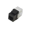 Skill Tech RJ45 CAT6 Keystone Jack 180 Degree Black And White