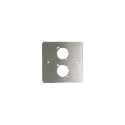 Steel Faceplate for Two Chassis 3x3 Mounting Panel