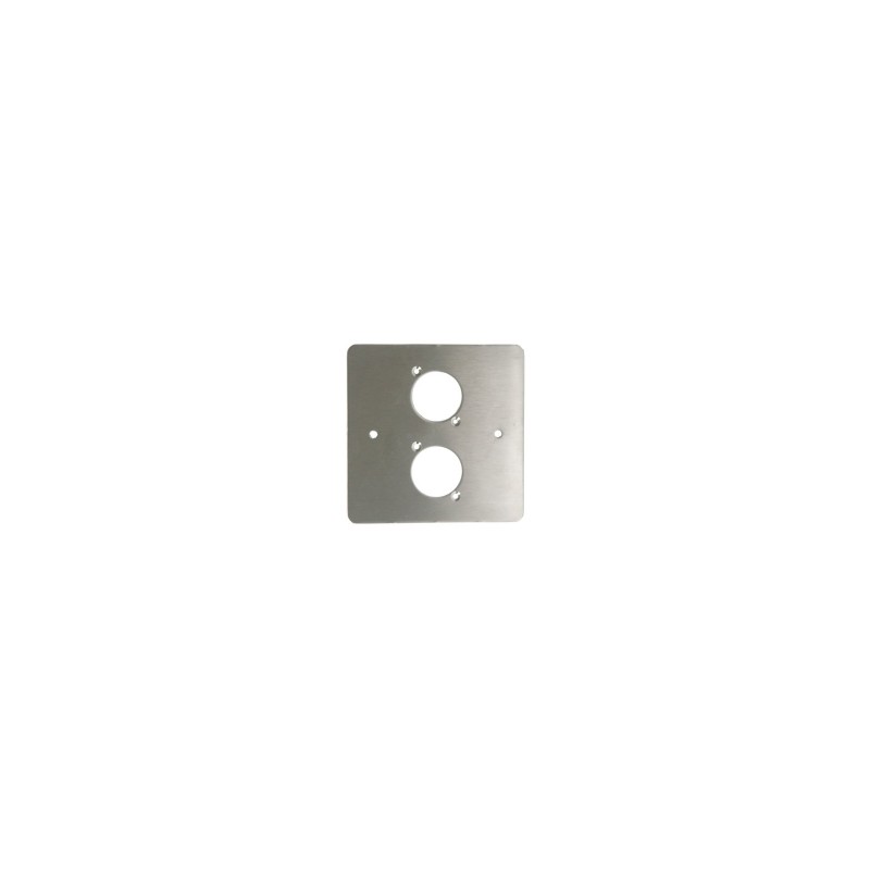 Steel Faceplate for Two Chassis 3x3 Mounting Panel