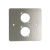 Steel Faceplate for Two Chassis 3x3 Mounting Panel