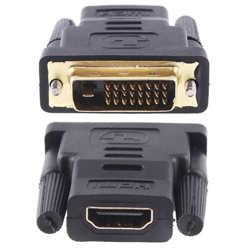 DVI D 24+1 Male to HDMI Female Video Adapter Connector