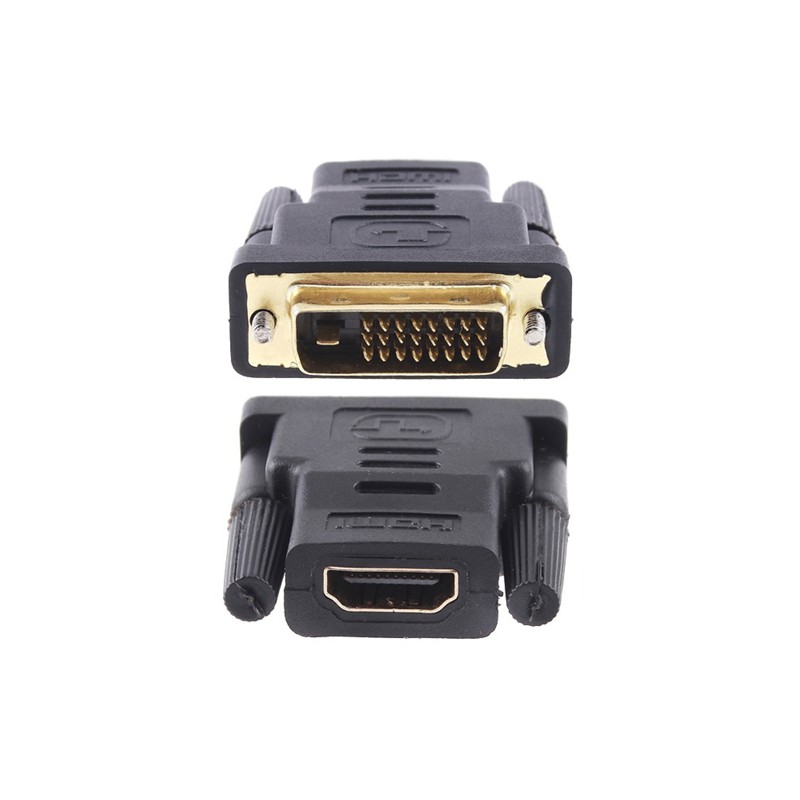 DVI D 24+1 Male to HDMI Female Video Adapter Connector
