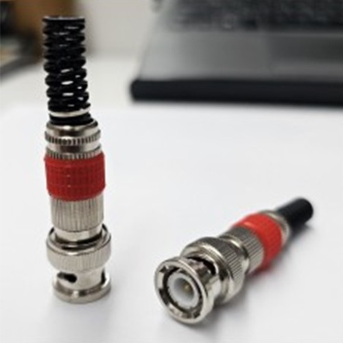 BEL H32063 BNC Male Cover Type RG59 Connector Red and Black