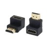 HDMI L Shaped Adapter Male to Female Right Angle 90 Degree Connector