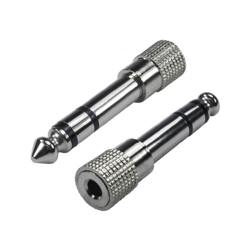 Steel Stereo Adapter 6 Point 35mm Male to 3 Point 5mm...