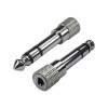 Steel Stereo Adapter 6 Point 35mm Male to 3 Point 5mm Female Audio Jack