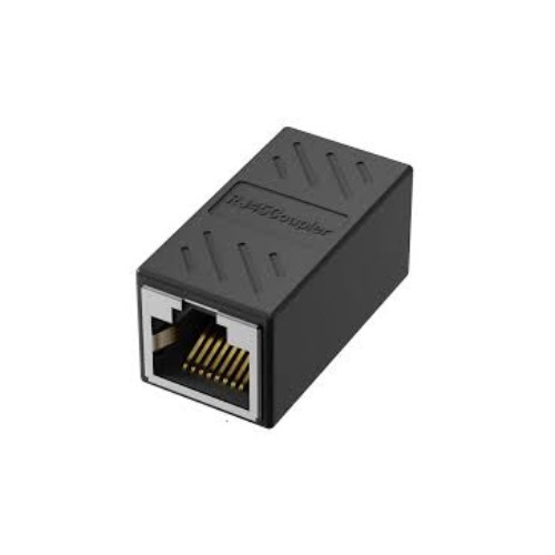 وصلة إيثرنت RJ45 من Skill Tech، وصلة كابل شبكة معدنية سوداء